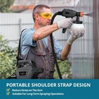 Tilswall Paint Sprayer  800w Hvlp 1200ml min Electric Spray Dark Gray