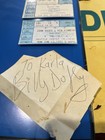 The Cult 1986 Concert Promo Poster Billy Duffy Autograph   3 Stubs Seattle