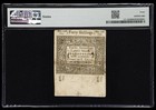 1775 Connecticut American Revolution Colonial Continental Note Currency  Pmg 40