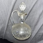 Antique Cut Glass Perfume Bottle Rare