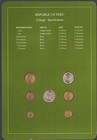  Coin Sets Of All Nations Republic Of Peru Bu 1985-1988