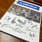 The Social Network Signed Autographed Script Full Screenplay Full Script Reprint