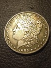 1885 Hobo Two Face Dollar Skull Zombie Skeleton Token