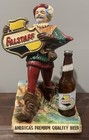 Vintage Falstaff Beer Sir John Chalkware Statue   Bottle Bar Sign Display  Look