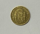 1863 1 Peso Spanish Philippine Isabela Ii Gold Coin- Details Ex Jewelry- Scarce
