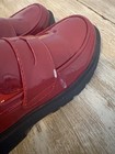 Forever Red Patent Leather Loafer Flats Slip-on Round Toe Women s Size 6
