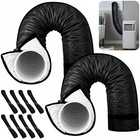 Tlswshsy Juego De 2 Fundas Acolchadas Para Manguera De Aire Acondicionado 