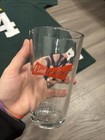 New York Ny Yankees Budweiser 16 Oz Beer Pint Glass Mlb Promo Item Baseball Beer