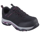 Skechers Shoes Women Work Black Memory Foam Slip Resistant Comp Toe Safe 108166