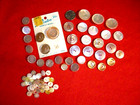 Iridescent Faux Pearl Antique  Vintage Sewing Buttons Cream  White Large Lot