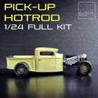 1 25-1 24 Scale Hot Rod Pickup   Full Model Kit-unnasembled   Unpainted