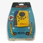 Vintage Sony Walkman Sports Wm-fs495 Cassette Tape Am fm Radio  new Sealed 