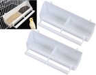Bird Parrot Cage Seed Water Feeder Cups  Lot Of 2