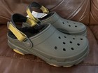 Crocs Mens Size 8 All Terrain Lined Clog Dusty Olive 207936-3j5 New Reduced