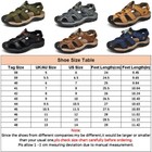 Summer Men Beach Sandals Leather Breathable Walking Shoes Outdoor Roman Slippers