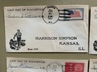 12 Alabama Towns Last Day Of Post Office Covers 1956-57 Postmaster Signed 11 No1