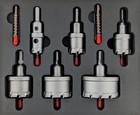 Mcj Tools Electrician Tctl Hole Cutter Set Of 6pcs  Includes   7 8   1-1 8   2 