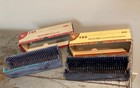 2 Three Dimension Company Marbled Bakelite Picture Slide Trays