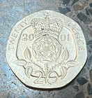 United Kingdom Uk Great Britain 20 Pence 2001 Circulated - Great Condition