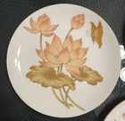 Vintage Set Of Three Flower Butterfly Hanging Wall D  cor Plates  Made In Japan