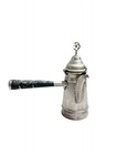 Rare Antique Islamic Ottoman Silver Dallah - Bedouin Arabic Coffee Pot Cezve - J