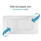 Ntbay 2 Pack Waterproof Mini Crib Mattress  24 x38  6  2 Pack   White