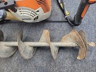 Stihl Bt 120c Gas Post Hole Digger Earth Auger With Bit