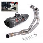 For Yamaha Yzf R7 Mt-07 Fz07 Xsr 700 Full System Exhaust Front Pipe Muffler