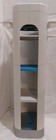 Blue Nintendo Wii Storage Tower Stand Holds Console Games Controllers