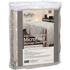 Forpro Premium Flannel 3-piece Massage Sheet Set For Massage Tables  Includes