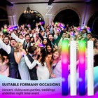 100pcs Led Light Up Foam Sticks Wand Rally Batons Dj Flashing Glow Stick Party