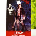 Friday The 13th Jason  Enamel Pin  Horror Trading Pin Monogram Original