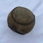 Antique vintage Raised Seam Figure 8 Leather Softball 4 5    Baseball Early 1900s
