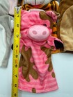 Melissa And Doug Plush Hand Puppet Sets Zoo Safari Animals Lot Of 14 Farm King