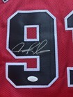 Dennis Rodman Chicago Bulls Autographed Jersey  91 Jsa Certified Auto Adult Xl 