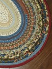 Neutral Colors Handmade Cotton Fabric  jelly Roll  Rug New 27 5   43 25 