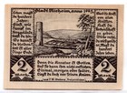 1921 Germany Nieheim Notgeld 2 Mark Note  3483 