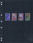 3 00 Scott Value - 1973 New Hebrides Br  Orchids Vanuatu Flowers Cv Mnh Nh Umm