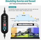 Full Spectrum Aquarium Light With 8 Fish Tank Light Modes Adjustable Brightness