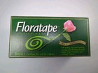 Floratape Floral Stem Wrap Flowers White 1  Wide X 30 Yds Self Sealing 6 Pack 