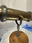 Original Antique American Parlor Brass  Aluminum  Wood    Glass Kaleidoscope