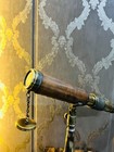 Vintage Nautical Brass Telescope With Stand Decorative Marine Home Decor Gift