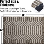 Indoor Doormat 24 x 36   Absorbent Front Back Door Mat Floor Mats  Rubber Bac   