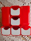 Vintage Desk Caddy Organizer Plastic Made In Hong Kong 70 s Retro