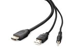New Belkin F1dn1ccbl F1dn1ccbl-hh-6 6ft 1 8m Hdmi Usb Audio Kvm Switch Cable