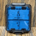 Nintendo Ds 3ds Hard Plastic Blue Square 16 Game Cartridge Carrying Case