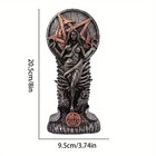 Lilith Statue Resin Statue Sigil Owl Moon Pentagram Gothic Pagan 8 Inch
