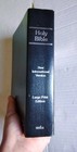 Vintage Holy Bible Niv Large Print Black Cover Biblica 1984 Softback Book