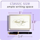 100-pack Luxury Upgrade Thank You Cards With Envelopes Bulk - Blank Thank You   