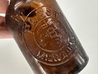 Pabst Milwaukee Squat Blob Top Embossed Vintage Bottle Brown
